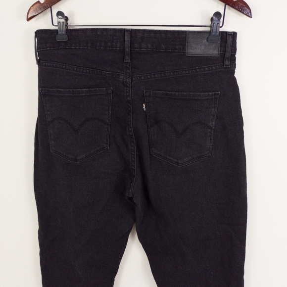 Levi's 721 High Rise Skinny Jeans Black Size 31 - Picture 11 of 11